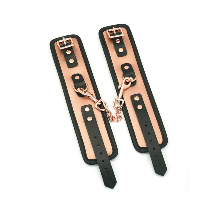 Наручники Liebe Seele Rose Gold Memory Wrist Cuff, натуральная кожа, розовое золото