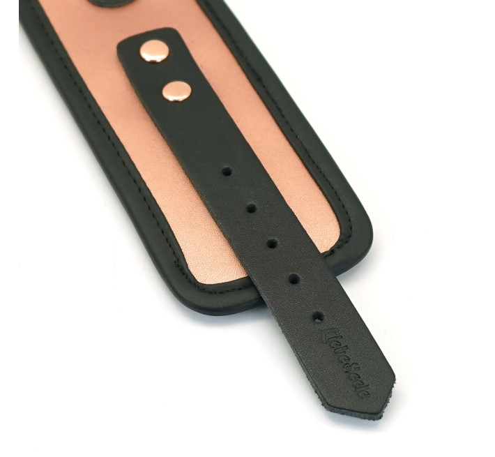 Наручники Liebe Seele Rose Gold Memory Wrist Cuff, натуральная кожа, розовое золото