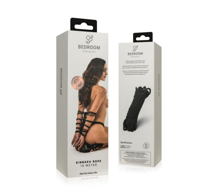 Веревка для Кинбаку Bedroom Fantasies: Kinbaku Bondage Rope Cotton - 5 метров, хлопок (фактическая длина 5 м)