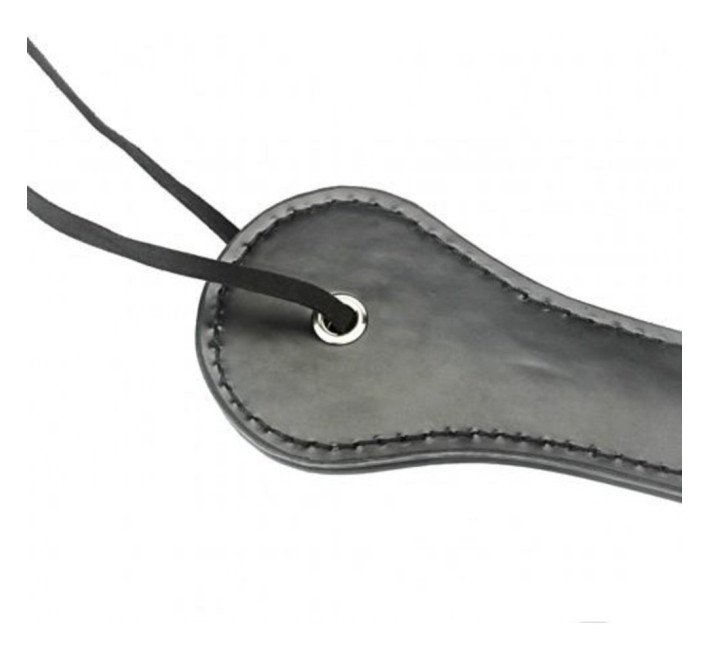 Шлепалка овальная с вырезом звездочки PADDLE, черная, 31,5 см