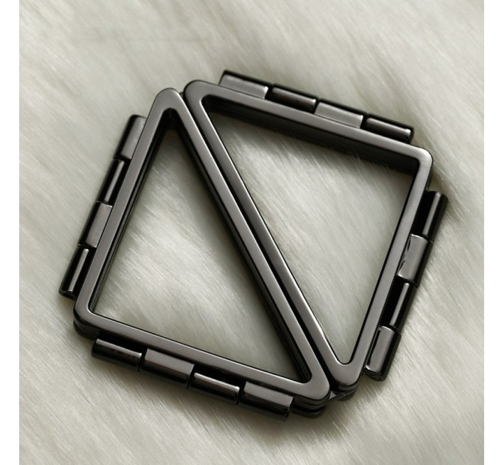 Набор для БДСМ Lockink, натуральная кожа и металл, черный, 7 предметов