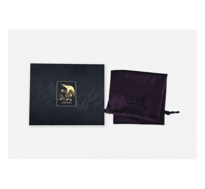 Поножі з італійської шкіри із золотими деталями UPKO Butterfly cuffs
