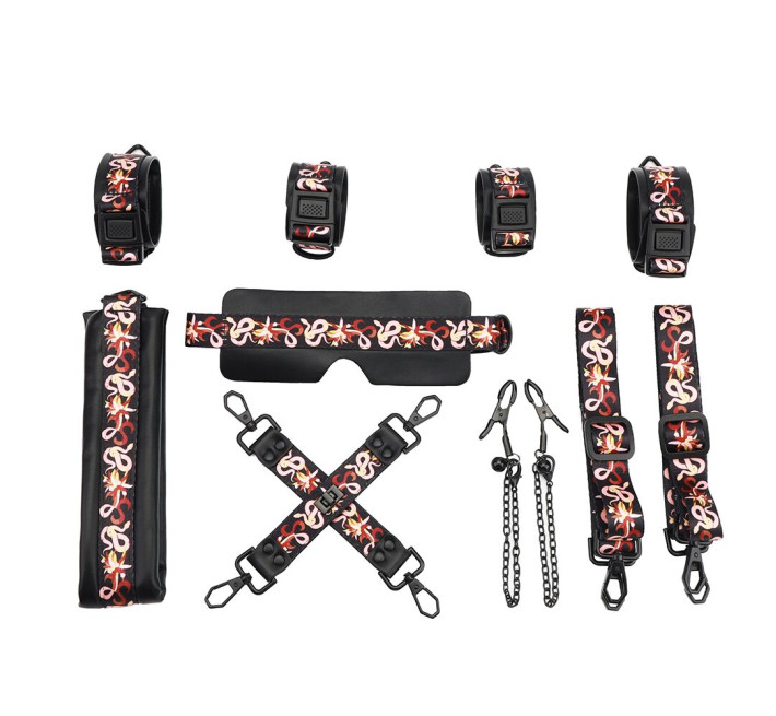 БДСМ-набір LOCKINK The Flowering Serpent - Bondage Set, 7 шт.