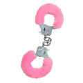 Наручники з хутром Toy Joy Furry fan cuffs Рожеві