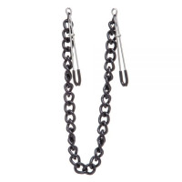 Затискачі на соски Lucky Bay Nipple play пінцет Chain Heavy Metall Чорний