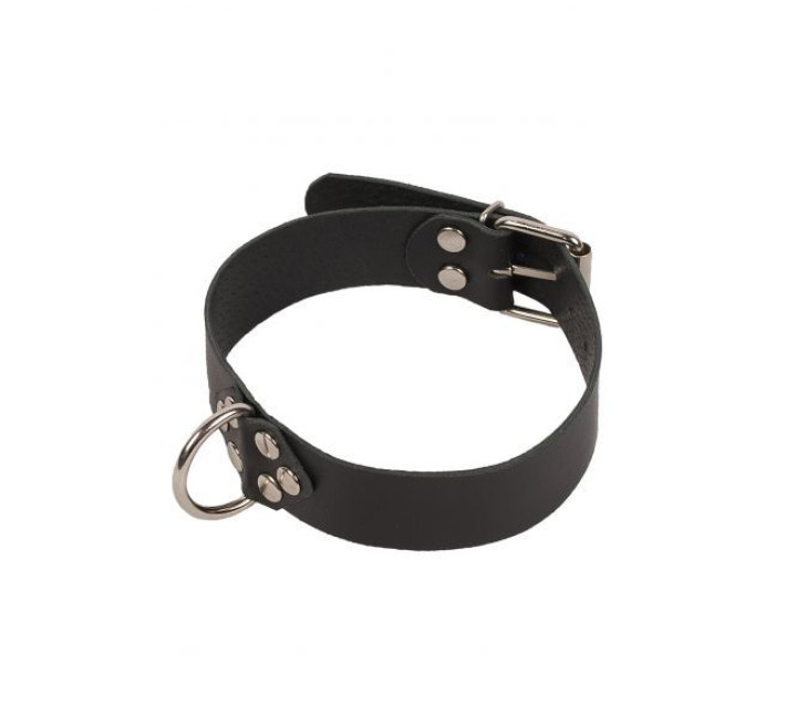 Нашийник sLash Leather Collar, Black