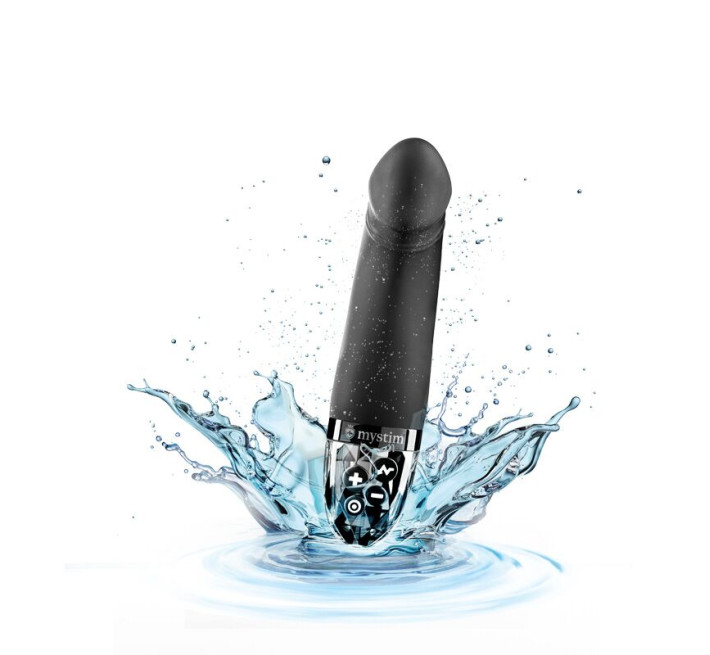 Вібратор з електростимуляцією Mystim Real Deal Neil Black Edition