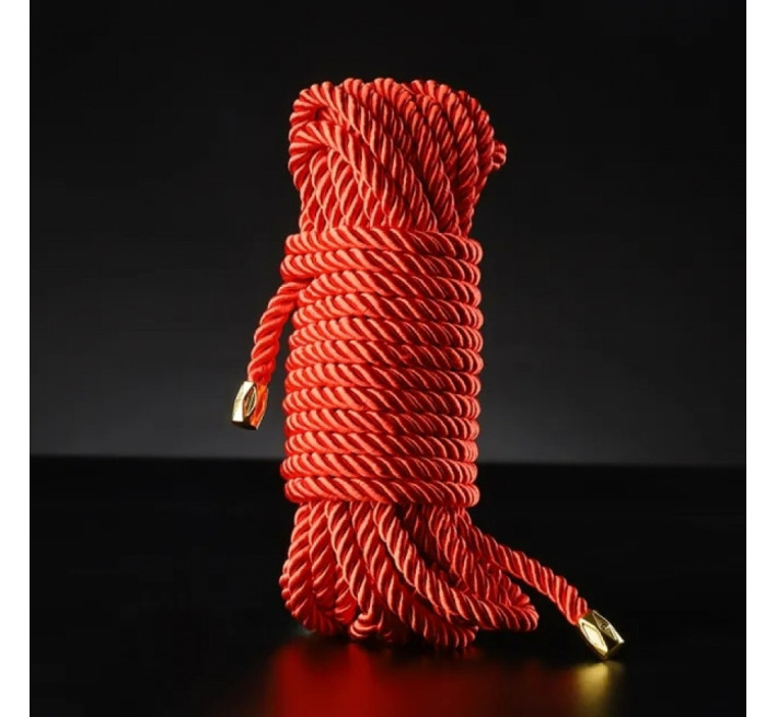 Бондажна мотузка Lockink Sevanda, конопляна, червона, 8 м