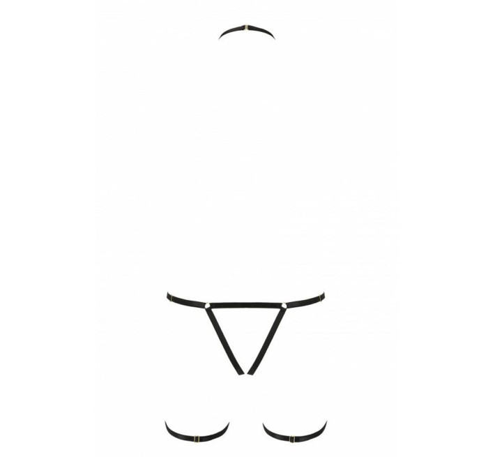 Портупея-стрепы на все тело Passion Exclusive BRENDA black XXL/XXXL