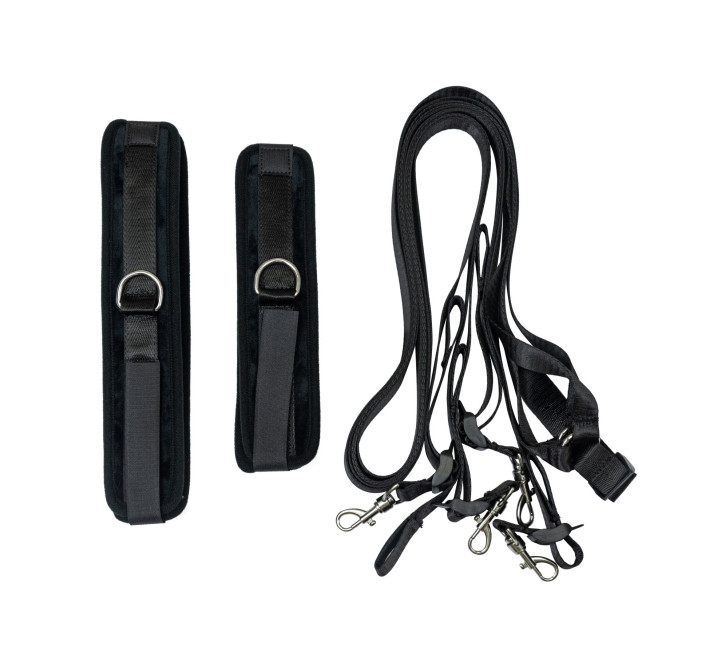 Розтяжка на ліжко Punishment - 5-Piece Bed Restraint Kit - Black