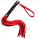 Флоггер DS Fetish Leather flogger S red 27 см