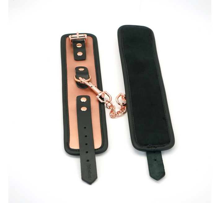 Наручники Liebe Seele Rose Gold Memory Wrist Cuff, натуральная кожа, розовое золото