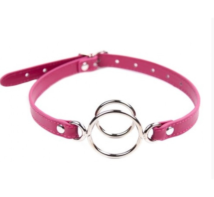 Кляп DS Fetish Metal gag rosa