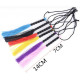Міні флогер DS Fetish Leather flogger Блакитний, 22 см