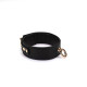 Ошейник с поводком Liebe Seele Black Organosilicon Collar with Leash, экокожа