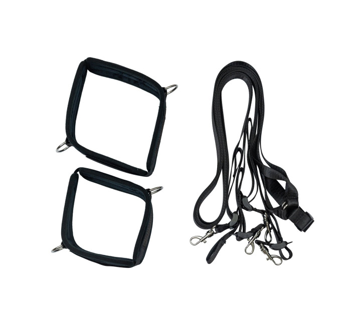 Розтяжка на ліжко Punishment - 5-Piece Bed Restraint Kit - Black