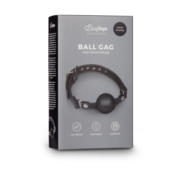 Кляп EasyToys Ball Gag With Large Silicone Ball