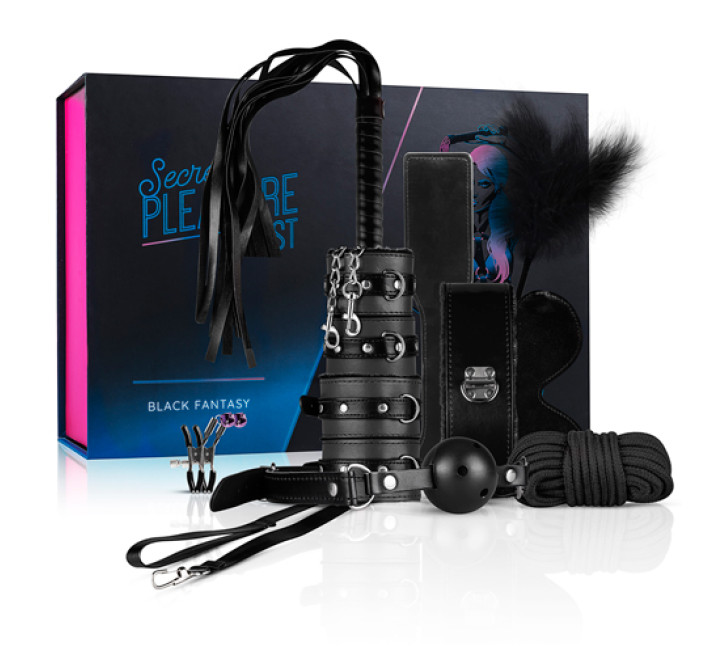 Набор БДСМ Loveboxxx Secret pleasure Chest Crimson Dream черный