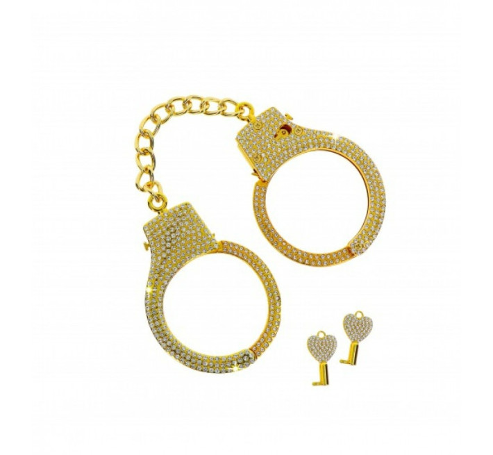 Наручники с камнями Taboom Diamond Wrist Cuffs Gold