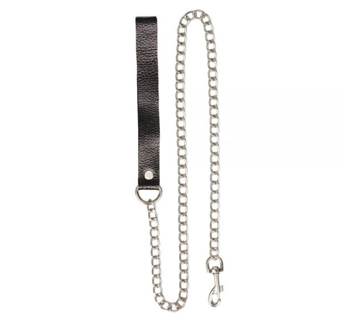 Поводок sLash Leather Leash, Black