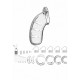 Пояс верности ManCage 03 Chastity Cage прозрачный