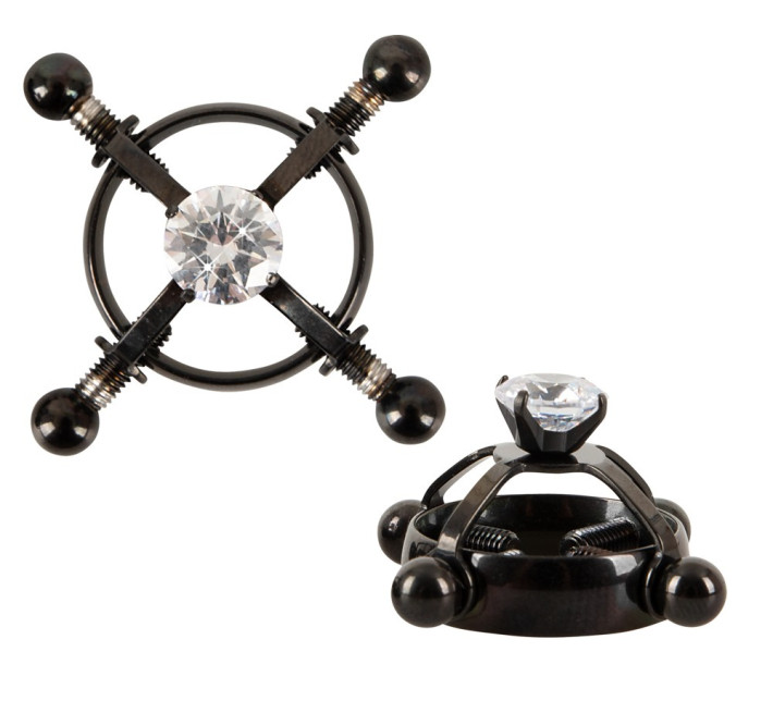 Затискачі на соски Bad Kitty Nipple Jewellery Black