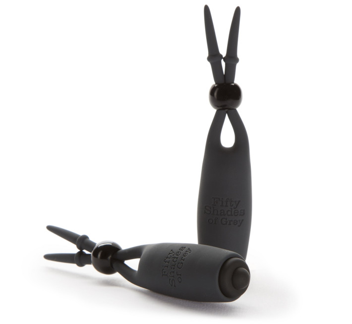 Затискачі для сосків вібрують Fifty Shades of Grey Солодке катування