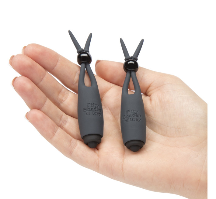Затискачі для сосків вібрують Fifty Shades of Grey Солодке катування