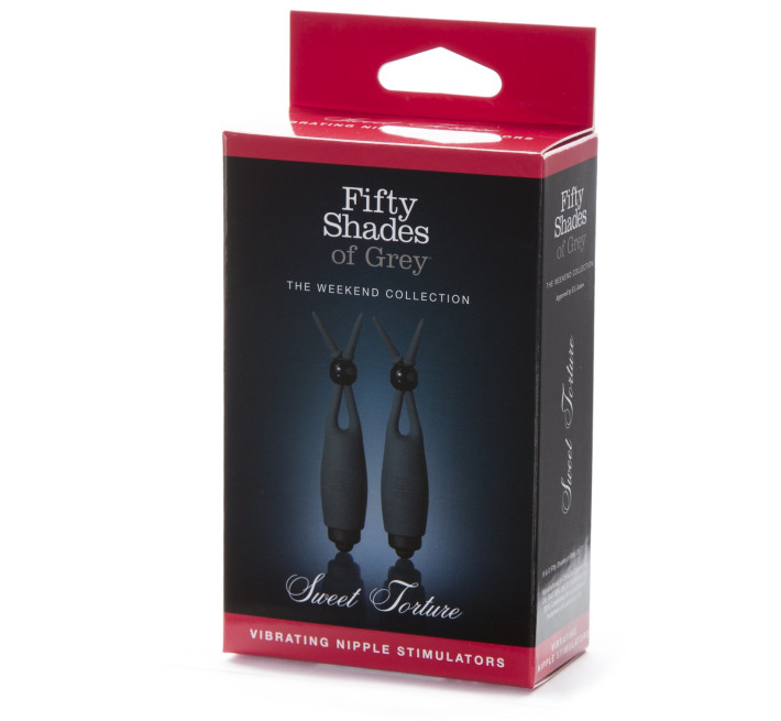 Затискачі для сосків вібрують Fifty Shades of Grey Солодке катування