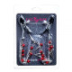 Зажимы на соски Lucky Bay Nipple play Chain Red Bell and Spike