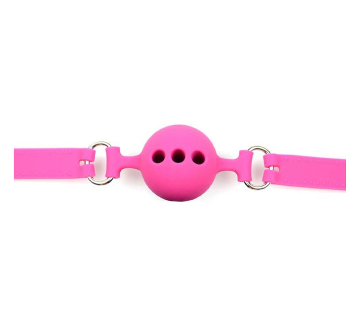 Кляп DS Fetish Mouth Silicone gag M pink