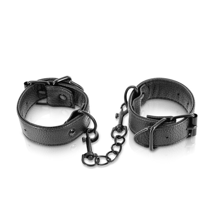 Наручники Fetish Tentation Adjustable Handcuffs, регулируемые, съемная цепочка с карабинами