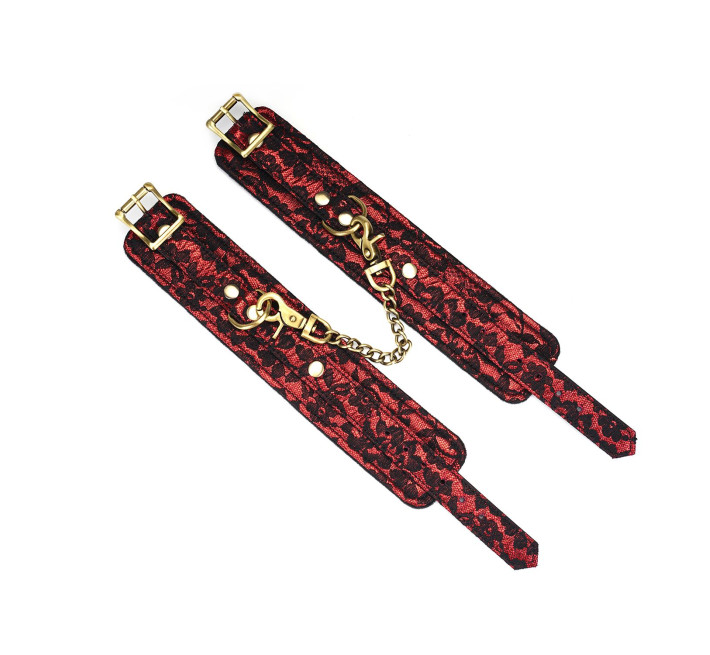 Наручники Liebe Seele Victorian Garden Wrist Cuff, кільця та з’єднувальний ланцюжок