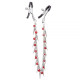 Зажимы на соски Lucky Bay Nipple play Chain Red Bell and Spike