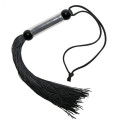 Флогер DS Fetish FLOGGER чорний, прозора ручка, 51 см