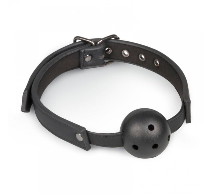 Кляп EasyToys Ball Gag With PVC Ball - Black