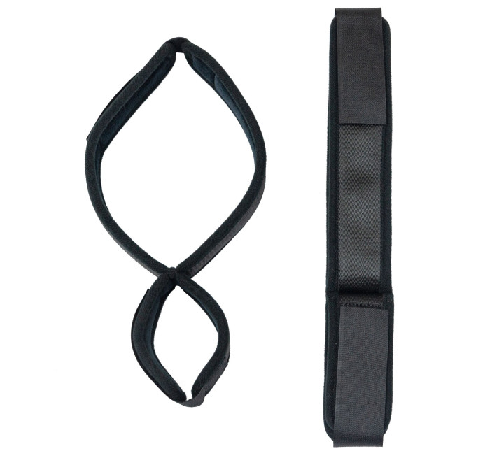 Фіксатори для руки і стегна Punishment - Thigh to Wrist Restraints - Black