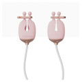 Зажимы для сосков с вибрацией Qingnan No.2 Vibrating Nipple Clamps Pink