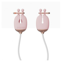 Зажимы для сосков с вибрацией Qingnan No.2 Vibrating Nipple Clamps Pink
