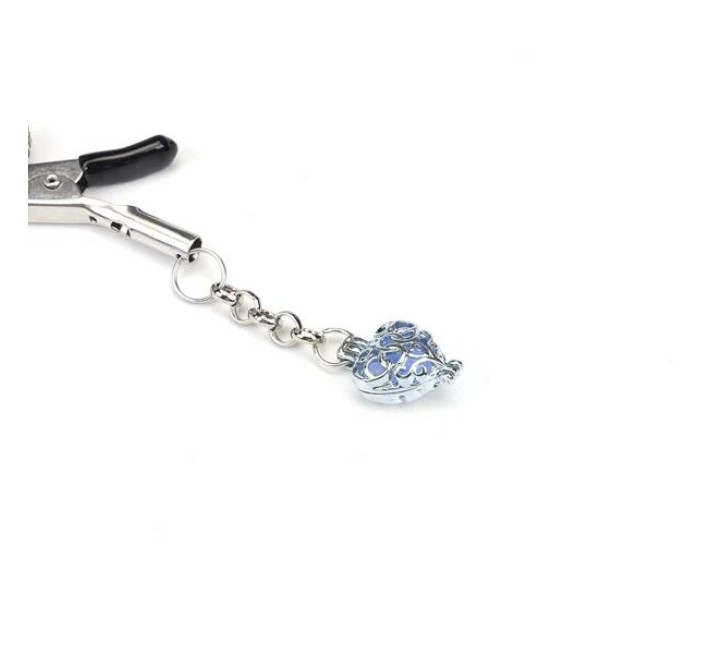 Зажимы для сосков Liebe Seele Glow-in-dark Nipple Clamps Blue