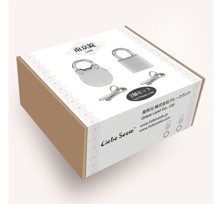Замочек Liebe Seele Regular Padlock Silver (2 шт)