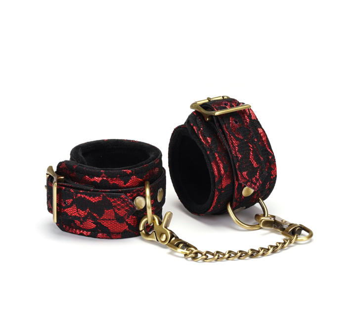 Наручники Liebe Seele Victorian Garden Wrist Cuff, кільця та з’єднувальний ланцюжок