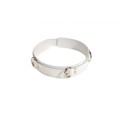 Ошейник sLash Slave Leather Collar, White