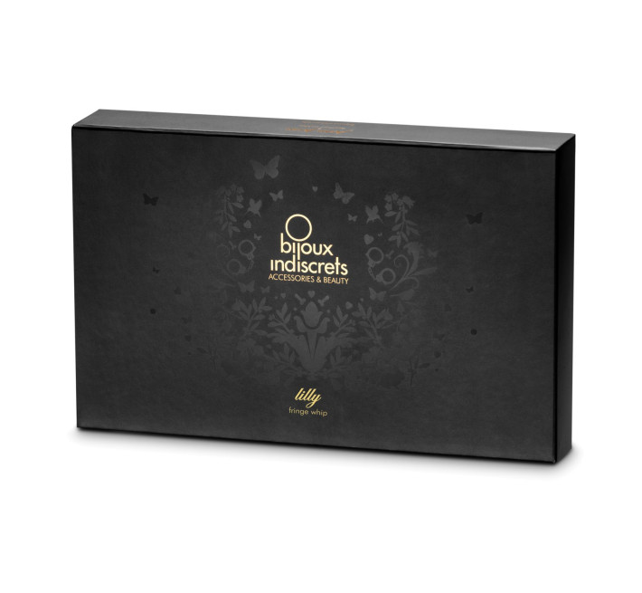 Батіг Bijoux Indiscrets Lilly - Fringe whip прикрашена шнуром і бантиком