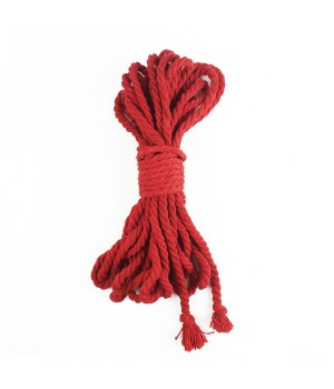 Бавовняна мотузка Art of Sex BDSM 8 метрів, 6 мм, Червона