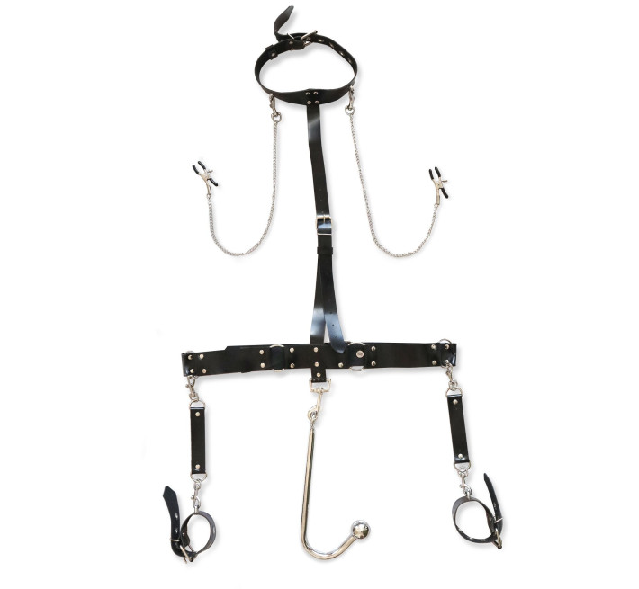 Бондажний набір з металевим анальним гаком Art of Sex Bridget Bondage set with anal hook № 2