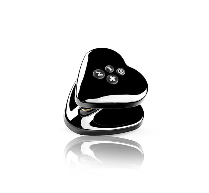 Вибратор для клитора с электростимуляцией Mystim Heart´s Desire Black Edition