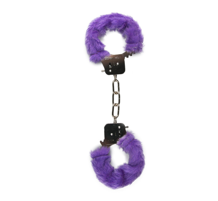 Наручники металеві з хутром EasyToys Purple
