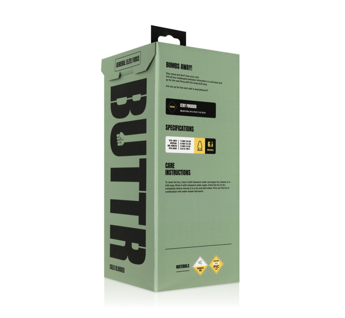 Анальна пробка BUTTR - Cold Blooded Scaled Butt Plug