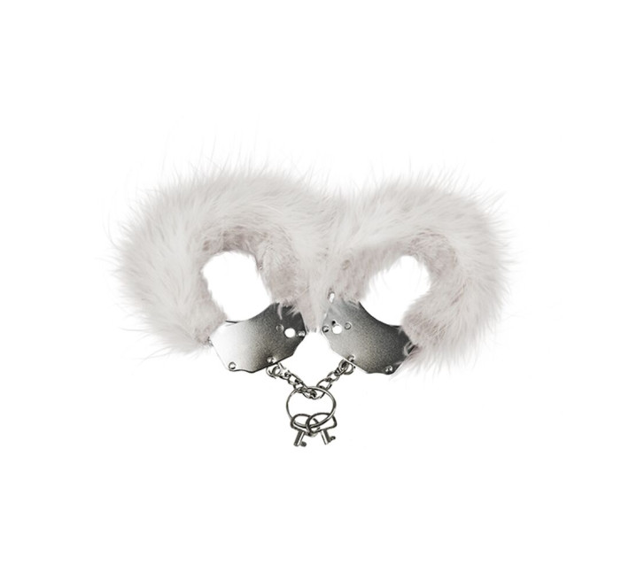 Наручники металеві Adrien Lastic Handcuffs Білі